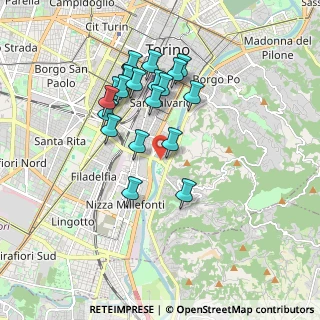 Mappa Piazza Muzio Scevola, 10133 Torino TO, Italia (1.646)