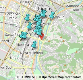 Mappa Piazza Muzio Scevola, 10133 Torino TO, Italia (1.486)