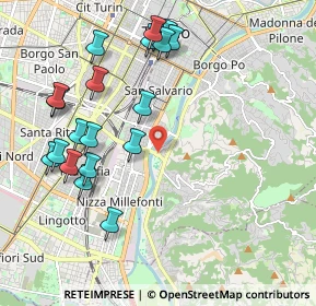 Mappa Piazza Muzio Scevola, 10133 Torino TO, Italia (2.247)