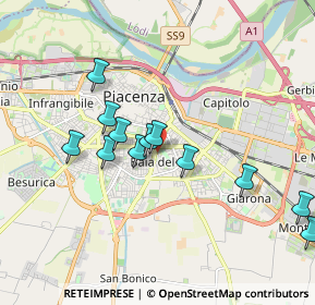 Mappa Via Margherita Caffi, 29122 Piacenza PC, Italia (1.77)