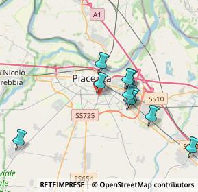 Mappa Via Margherita Caffi, 29122 Piacenza PC, Italia (3.83182)