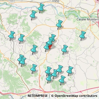 Mappa Strada Madonna Sorine Levante, 14036 Moncalvo AT, Italia (9.203)