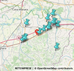 Mappa Via San Rocco, 27050 Redavalle PV, Italia (6.36067)