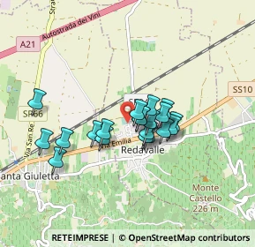 Mappa Via San Rocco, 27050 Redavalle PV, Italia (0.636)