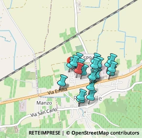 Mappa Via San Rocco, 27050 Redavalle PV, Italia (0.31818)