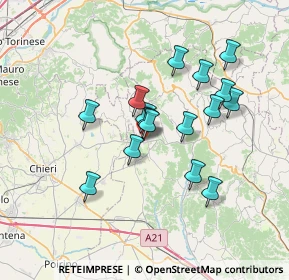 Mappa Piazza Papa Giovanni XXIII, 14022 Castelnuovo Don Bosco AT, Italia (6.00125)