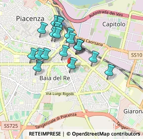 Mappa Via Gian Maria Molinari, 29122 Piacenza PC, Italia (0.7925)