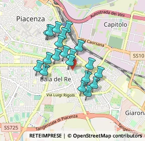 Mappa Via Gian Maria Molinari, 29122 Piacenza PC, Italia (0.6885)