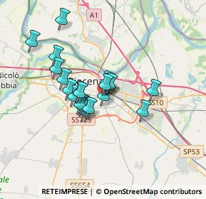 Mappa Via Gian Maria Molinari, 29122 Piacenza PC, Italia (2.5975)