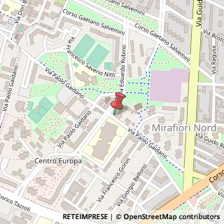 Mappa Via Edoardo Rubino, 45, 10137 Torino, Torino (Piemonte)