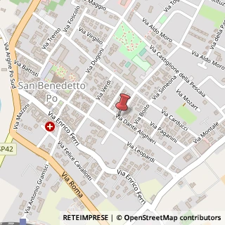 Mappa Via d. alighieri 16, 46027 San Benedetto Po, Mantova (Lombardia)