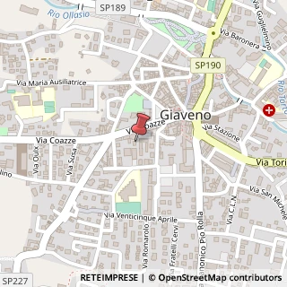 Mappa Via Coazze, 7a, 10094 Giaveno, Torino (Piemonte)
