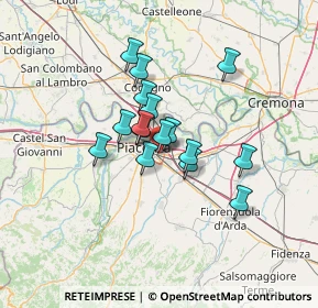 Mappa Via Liguria, 29122 Piacenza PC, Italia (9.425)