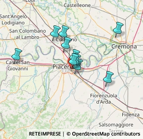 Mappa Via Liguria, 29122 Piacenza PC, Italia (18.88357)