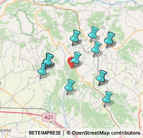 Mappa Via Torino, 14026 Cerreto d'Asti AT, Italia (6.43)