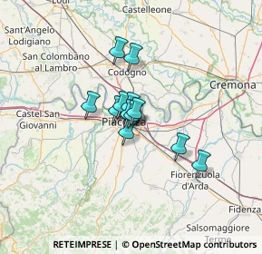 Mappa SP 10R, 29122 Piacenza PC (7.5)