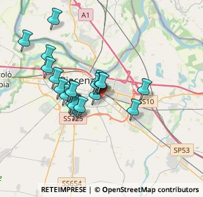 Mappa SP 10R, 29122 Piacenza PC (2.91)