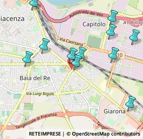 Mappa SP 10R, 29122 Piacenza PC (1.11545)