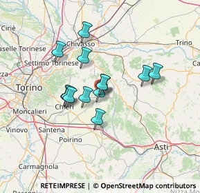 Mappa Via Roma, 14022 Castelnuovo Don Bosco AT, Italia (9.99846)