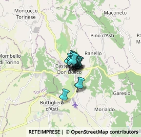 Mappa Via Roma, 14022 Castelnuovo Don Bosco AT, Italia (0.39)