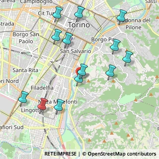 Mappa Via Aquileia, 10133 Torino TO, Italia (2.29077)