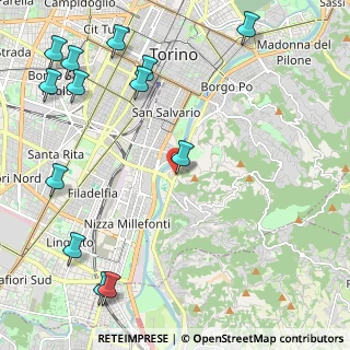Mappa Via Aquileia, 10133 Torino TO, Italia (3.04846)