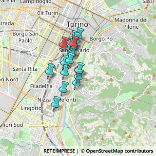 Mappa Via Aquileia, 10133 Torino TO, Italia (1.27111)