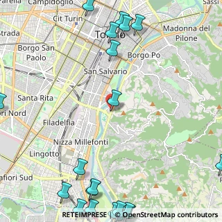 Mappa Via Aquileia, 10133 Torino TO, Italia (3.603)