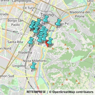 Mappa Via Aquileia, 10133 Torino TO, Italia (1.56842)