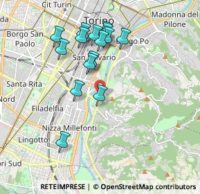 Mappa Via Aquileia, 10133 Torino TO, Italia (1.79533)