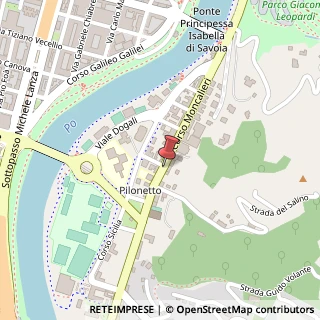 Mappa Corso Moncalieri,  215, 10133 Torino, Torino (Piemonte)