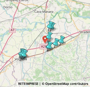 Mappa Via Giovanni Falcone, 27053 Verretto PV, Italia (6.2325)