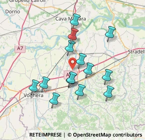 Mappa Via Giovanni Falcone, 27053 Verretto PV, Italia (6.58571)