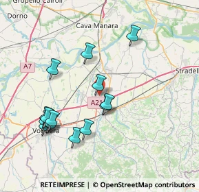 Mappa Via Giovanni Falcone, 27053 Verretto PV, Italia (7.92867)