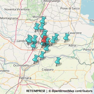 Mappa Via Don Aser Porta, 45100 Rovigo RO, Italia (9.3445)
