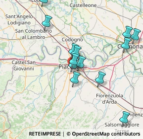 Mappa Via Pier Francesco Passerini, 29122 Piacenza PC, Italia (15.14308)