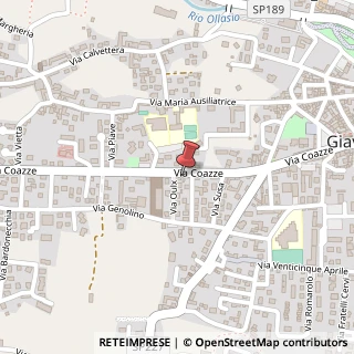 Mappa Via Coazze, 81, 10094 Giaveno, Torino (Piemonte)