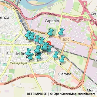 Mappa Via Barbieri Osvaldo, 29122 Piacenza PC, Italia (0.641)