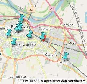 Mappa Via Barbieri Osvaldo, 29122 Piacenza PC, Italia (2.69)