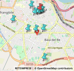 Mappa Via Rogerio, 29122 Piacenza PC, Italia (1.05357)