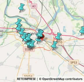 Mappa Via Gaetano Modonesi, 29122 Piacenza PC, Italia (3.0735)