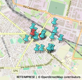 Mappa Via Gaetano Modonesi, 29122 Piacenza PC, Italia (0.267)