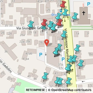 Mappa Via Giuseppe Gervasi, 29100 Piacenza PC, Italia (0.07536)