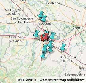 Mappa Via Giuseppe Gervasi, 29122 Piacenza PC, Italia (7.35467)