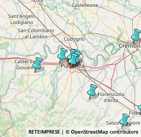 Mappa Via Giuseppe Gervasi, 29122 Piacenza PC, Italia (19.29077)