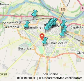Mappa Via Giuseppe Gervasi, 29122 Piacenza PC, Italia (1.49077)