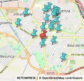 Mappa Via Giuseppe Gervasi, 29122 Piacenza PC, Italia (0.9215)