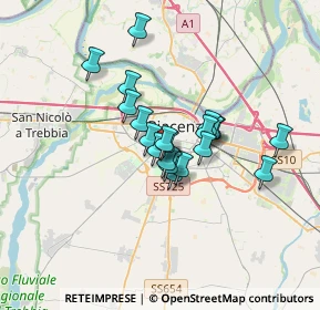 Mappa Via Giuseppe Gervasi, 29122 Piacenza PC, Italia (2.34)