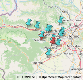 Mappa Via Fratelli Piol, 10094 Giaveno TO, Italia (10.4175)