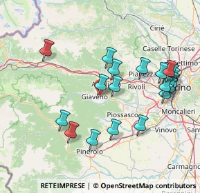 Mappa Via Fratelli Piol, 10094 Giaveno TO, Italia (16.0385)